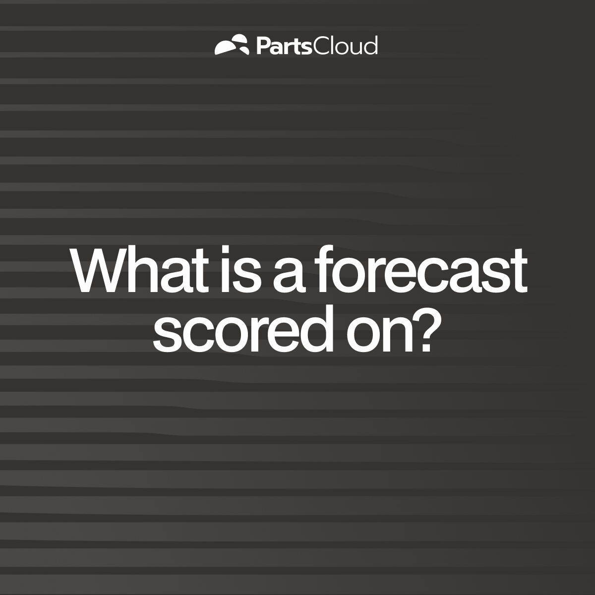 How PartsOS Forecast Decides Which Parts a Planner Actually Needs to Review